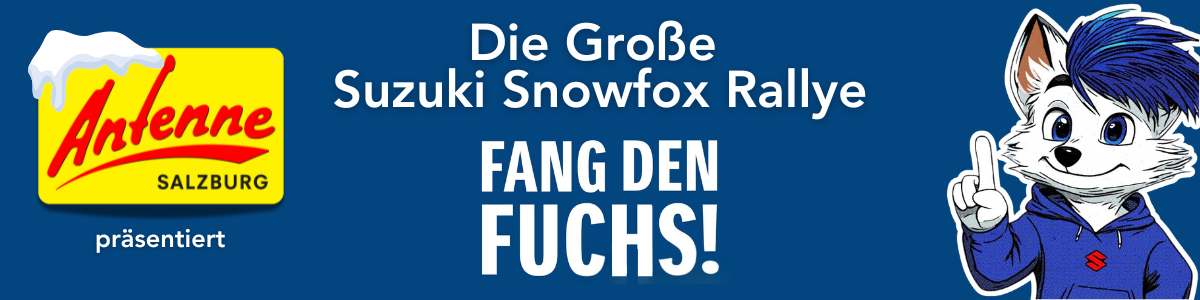 © AntenneSalzburg Die Grosse Suzuki Snowfox Rallye