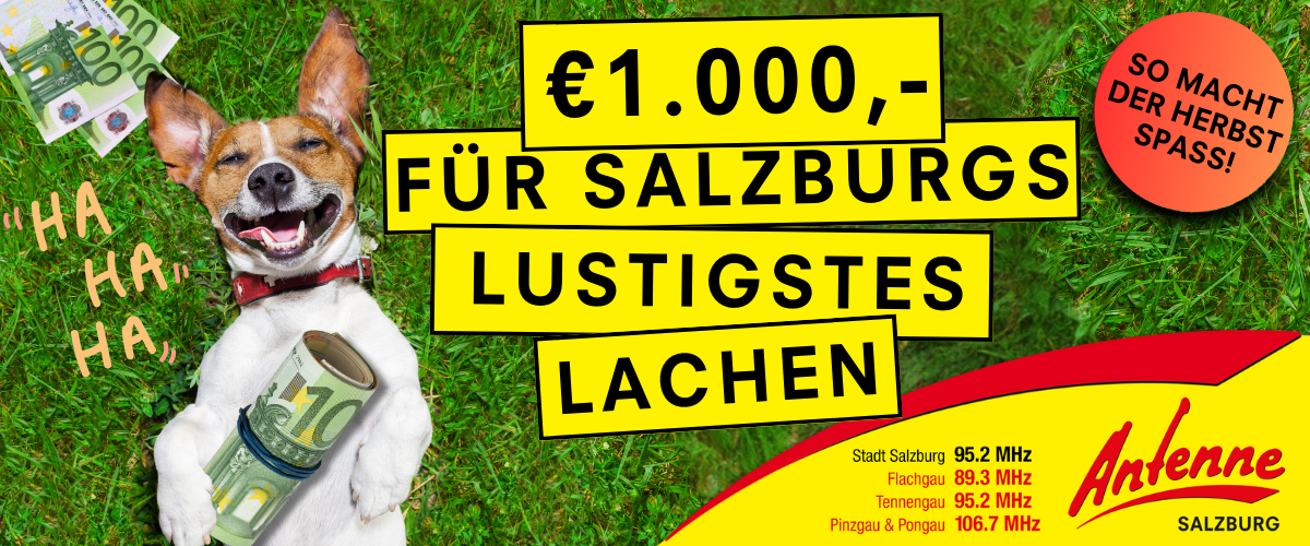 © AntenneSalzburg Salzburgs Lustigstes Lachen 1300x500px